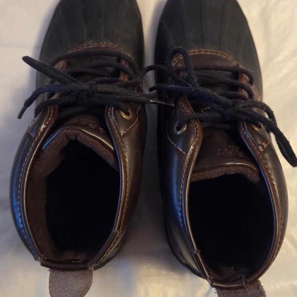 Sperry Men's Breakwater Duck Boots, Leather and Rubber, size 9.5 - Picture 3 of 8